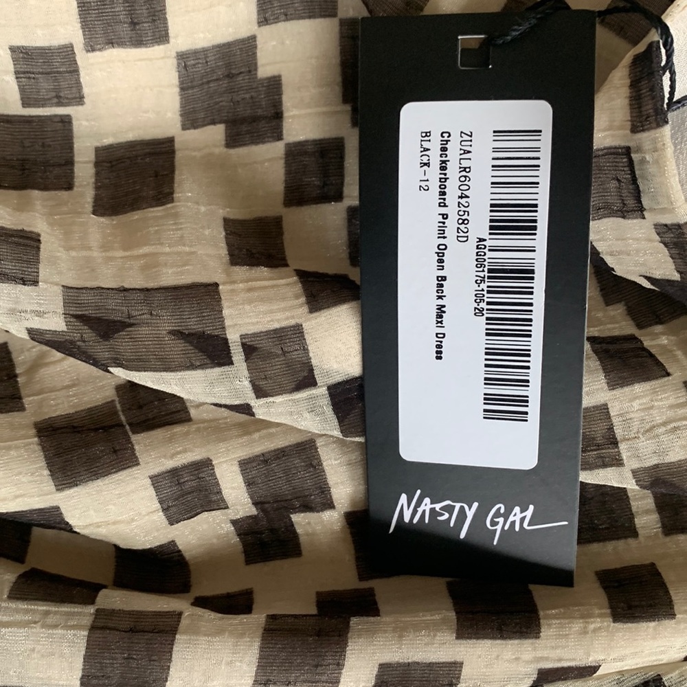 Nasty gal black dress.